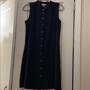 Calvin Klein black button down dress, size 4